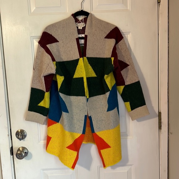 Multicolored Cardigan Sweater - Picture 1 of 2